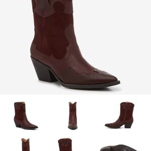 Women's Brown Crown Vintage Izzie Western Booties / Cowboy Boots